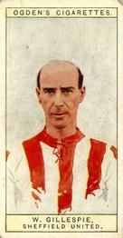 1926 Ogden's Cigarettes Captains of Association Football Clubs, & Colours #33 Billy Gillespie Front