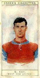 1926 Ogden's Cigarettes Captains of Association Football Clubs, & Colours #43 George Kay Front