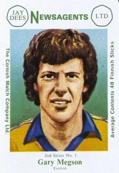 1981-82 Cornish Match Company Footballers (Series 2) #1 Gary Megson Front