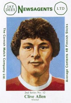 1981-82 Cornish Match Company Footballers (Series 2) #12 Clive Allen Front