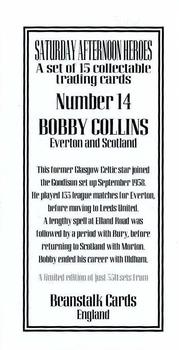 2003 Beanstalk Saturday Afternoon Heroes #14 Bobby Collins Back