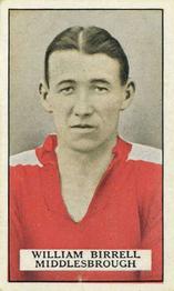 1926 Gallaher Famous Footballers #25 Billy Birrell Front