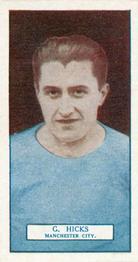 1927 J. A. Pattreiouex Footballers Series 1 #10 George Hicks Front