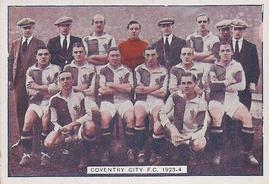 1928 Bucktrout & Co. Football Teams #18 Coventry City Front