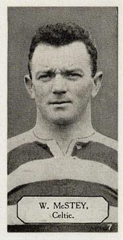 1925 Lacey's Footballers #7 Willie McStay Front