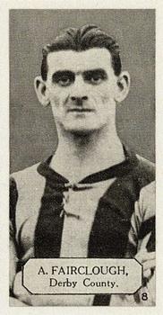 1925 Lacey's Footballers #8 Albert Fairclough Front