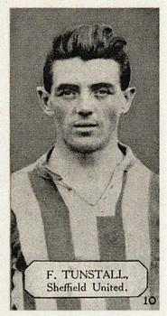 1925 Lacey's Footballers #10 Fred Tunstall Front
