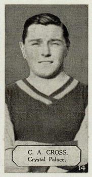 1925 Lacey's Footballers #14 Charlie Cross Front