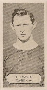 1925 Lacey's Footballers #16 Len Davies Front