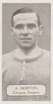 1925 Lacey's Footballers #17 Alan Morton Front