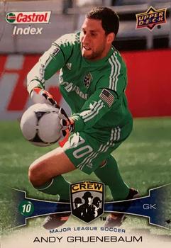2012 Upper Deck Castrol Index MLS All-Star Game #10 Andy Gruenebaum Front