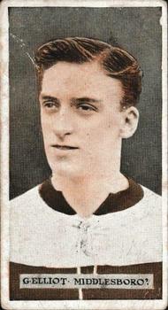 1914 Wills's Famous Footballers #20 George Elliott Front