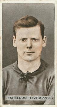 1914 Wills's Famous Footballers #28 Jackie Sheldon Front