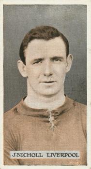 1914 Wills's Famous Footballers #35 James Nicholl Front