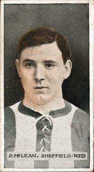 1914 Wills's Famous Footballers #37 David McLean Front
