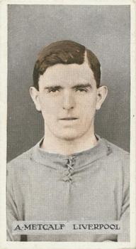 1914 Wills's Famous Footballers #38 Arthur Metcalf Front