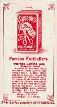 1914 Wills's Famous Footballers #46 Wilf Low Back