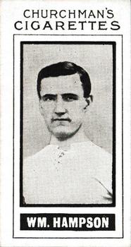 1914 Churchman's Footballers #4 Billy Hampson Front