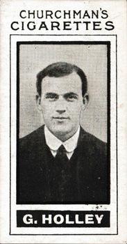 1914 Churchman's Footballers #10 George Holley Front