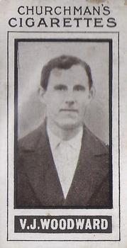 1914 Churchman's Footballers #27 Vivian Woodward Front