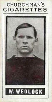 1914 Churchman's Footballers #42 Billy Wedlock Front
