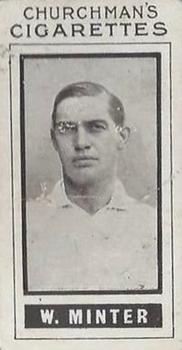 1914 Churchman's Footballers #48 Billy Minter Front