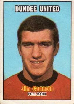 1970-71 A&BC Chewing Gum Footballers (Scottish) #2 Jim Cameron Front