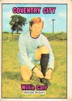 1970-71 A&BC Chewing Gum Footballers (Scottish) #4 Willie Carr Front