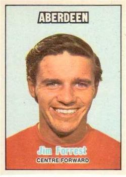 1970-71 A&BC Chewing Gum Footballers (Scottish) #21 Jim Forrest Front