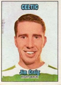 1970-71 A&BC Chewing Gum Footballers (Scottish) #25 Jim Craig Front
