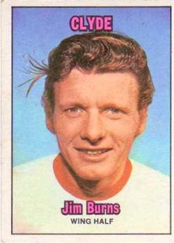 1970-71 A&BC Chewing Gum Footballers (Scottish) #65 Jim Burns Front