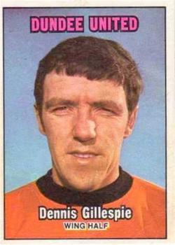 1970-71 A&BC Chewing Gum Footballers (Scottish) #76 Dennis Gillespie Front