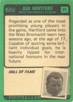1970-71 A&BC Chewing Gum Footballers (Scottish) #77 Asa Hartford Back