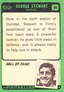 1970-71 A&BC Chewing Gum Footballers (Scottish) #88 George Stewart Back