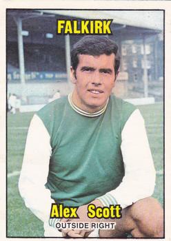 1970-71 A&BC Chewing Gum Footballers (Scottish) #104 Alex Scott Front