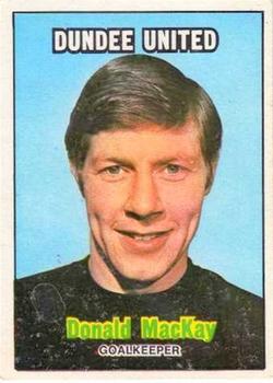 1970-71 A&BC Chewing Gum Footballers (Scottish) #130 Donald MacKay Front