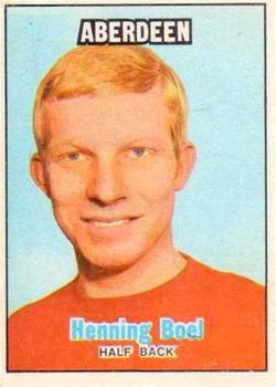 1970-71 A&BC Chewing Gum Footballers (Scottish) #155 Henning Boel Front