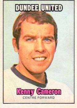 1970-71 A&BC Chewing Gum Footballers (Scottish) #165 Kenny Cameron Front
