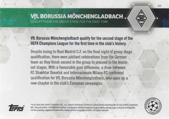 2020-21 Topps Now UEFA Champions League #039 VfL Borussia Mönchengladbach Back