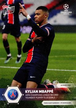2020-21 Topps Now UEFA Champions League #053 Kylian Mbappé Front