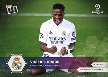 2020-21 Topps Now UEFA Champions League #059 Vinícius Júnior Front
