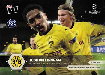 2020-21 Topps Now UEFA Champions League #065 Jude Bellingham Front