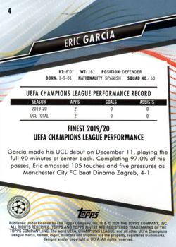 2020-21 Finest UEFA Champions League #4 Eric García Back