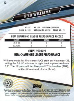 2020-21 Finest UEFA Champions League #12 Neco Williams Back