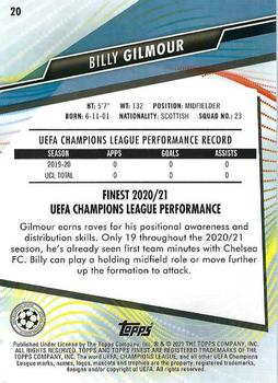 2020-21 Finest UEFA Champions League #20 Billy Gilmour Back