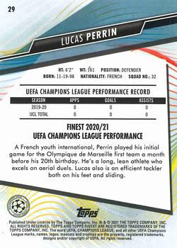 2020-21 Finest UEFA Champions League #29 Lucas Perrin Back