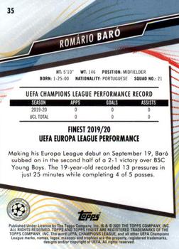 2020-21 Finest UEFA Champions League #35 Romário Baró Back