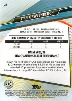 2020-21 Finest UEFA Champions League #38 Ryan Gravenberch Back