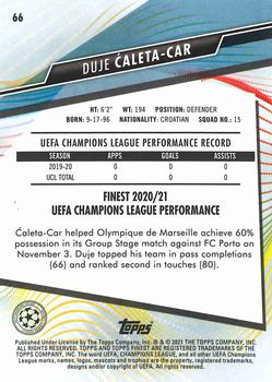 2020-21 Finest UEFA Champions League #66 Duje Ćaleta-Car Back
