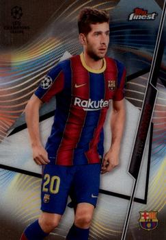 2020-21 Finest UEFA Champions League #82 Sergi Roberto Front